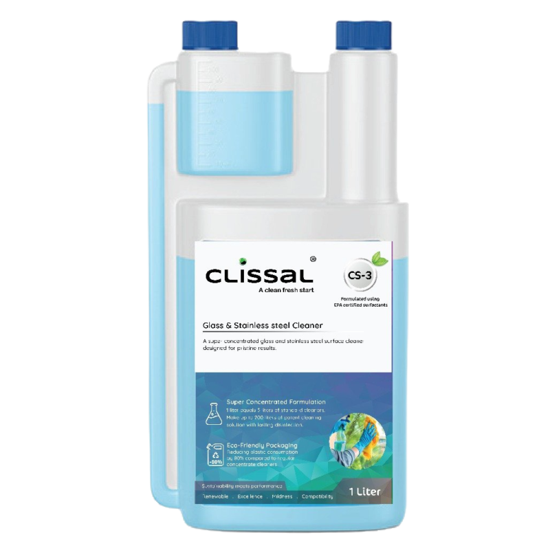 Clissal Ultra CS3 5X Ultra Concentrate Glass Cleaner - Clissal